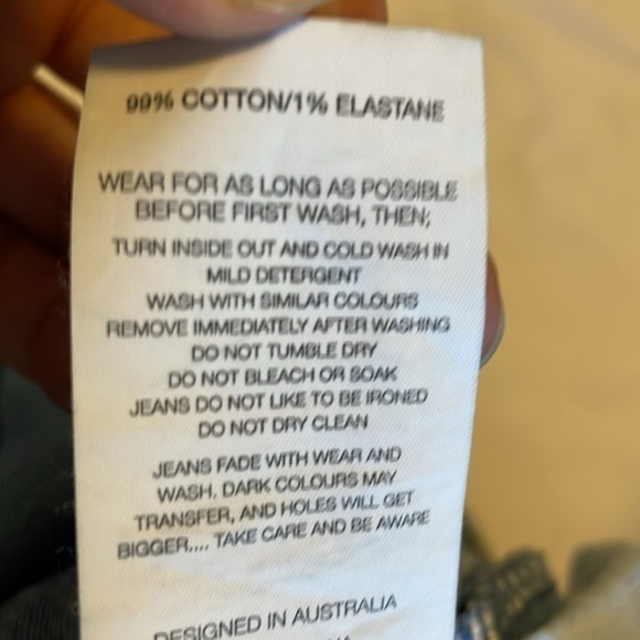 Rolla’s Miller Mid-High Rise Slim Jeans Women’s Size 30 Distressed Light Wash - Picture 10 of 10